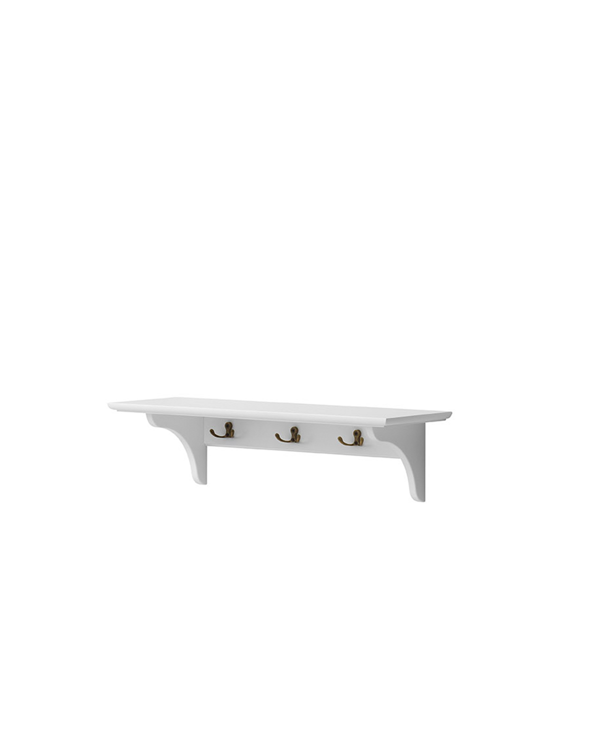 Seaside Wandregal mit Haken, 60x20 cm