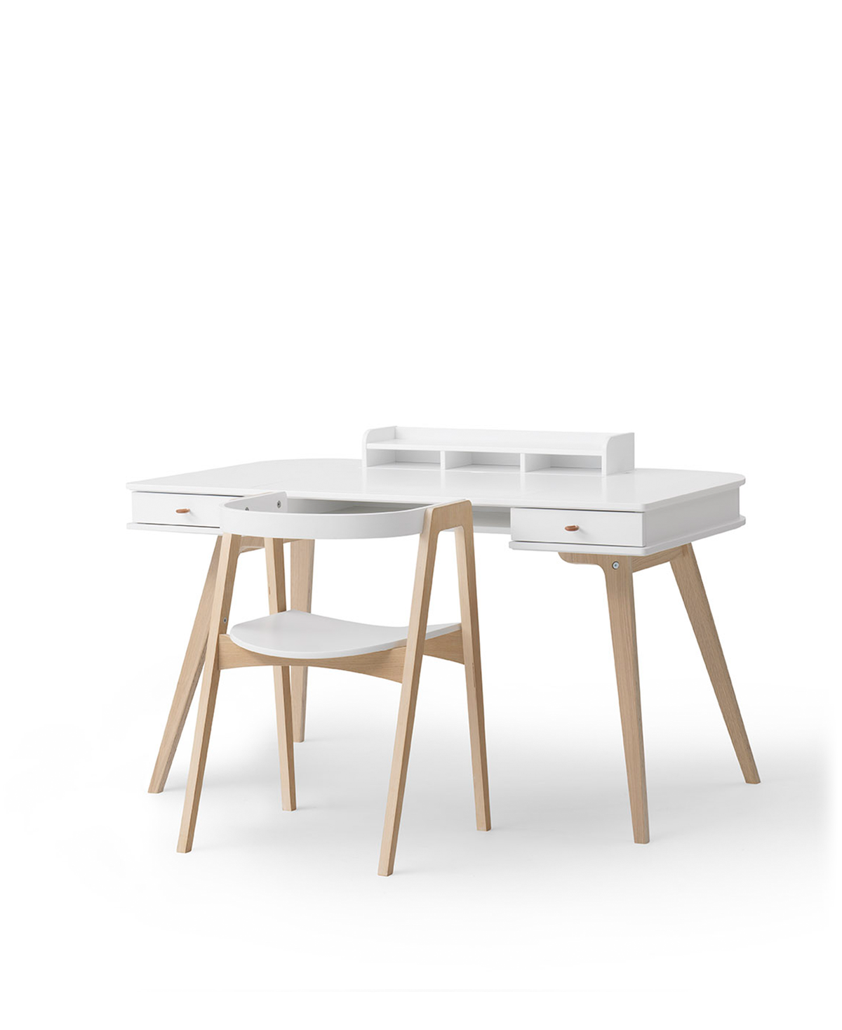 Wood Schreibtisch 66 cm & Armlehnstuhl